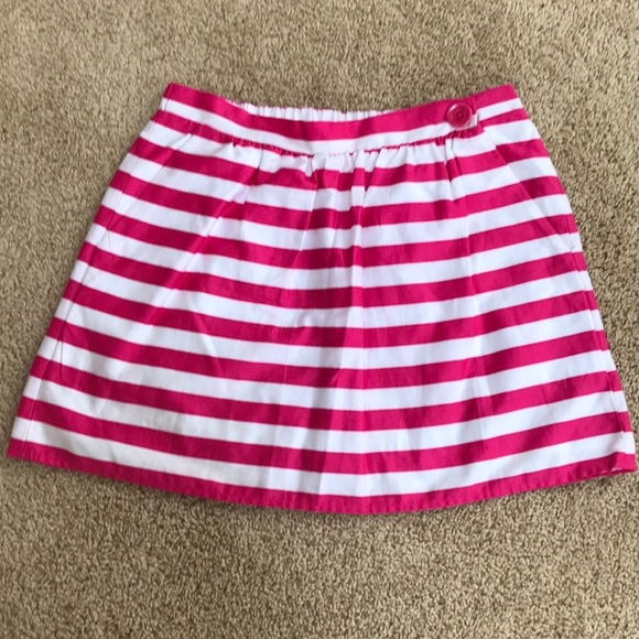 LILLY PULITZER Size S pink striped skirt